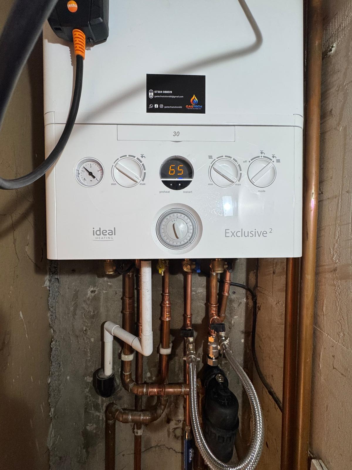 Precision underside copper pipework alignment